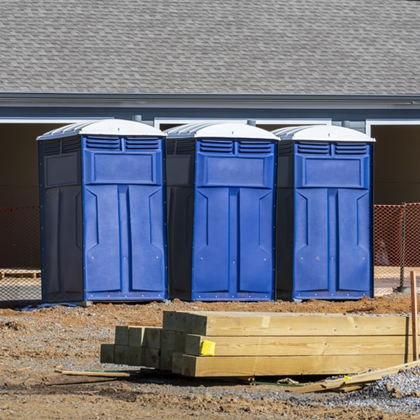 how do you dispose of waste after the porta potties have been emptied in Alamo